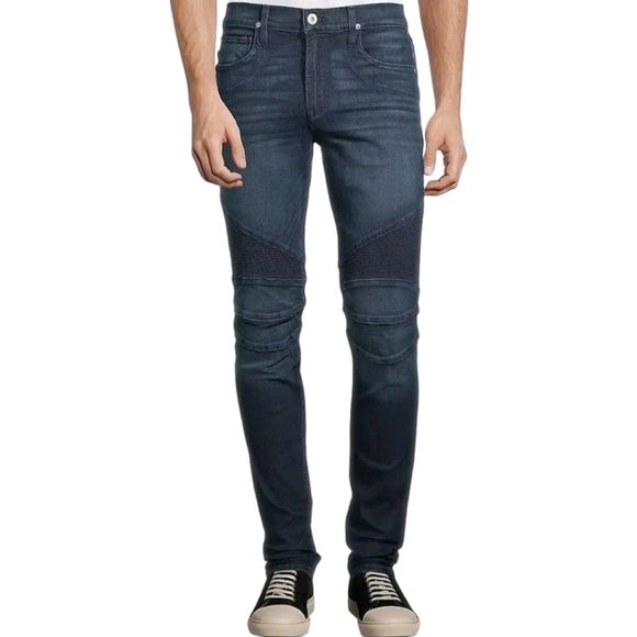 Hudson Ethan Biker Skinny Jeans.New With Tags $245. Waist 32